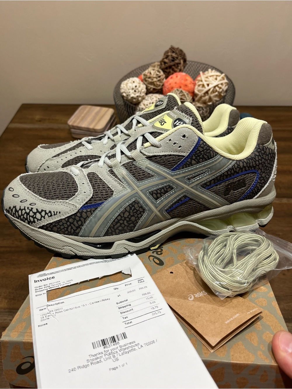 Eighteen East x Asics Gel Nimbus 10.1 SZ 12